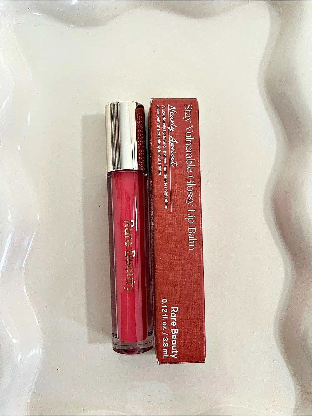 Rare Beauty Stay Vulnerable Glossy Lip Balm Glossy Lip Balm in Red NWT